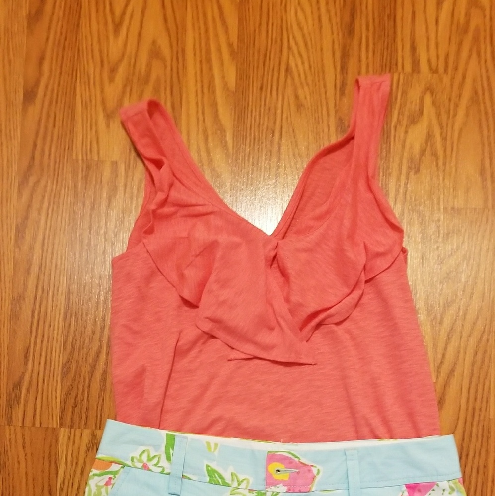 Lilly pulitzer ruffle top